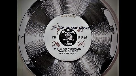 Wheaties 78 RPM Cereal Box Record: On Top of Old Smokey