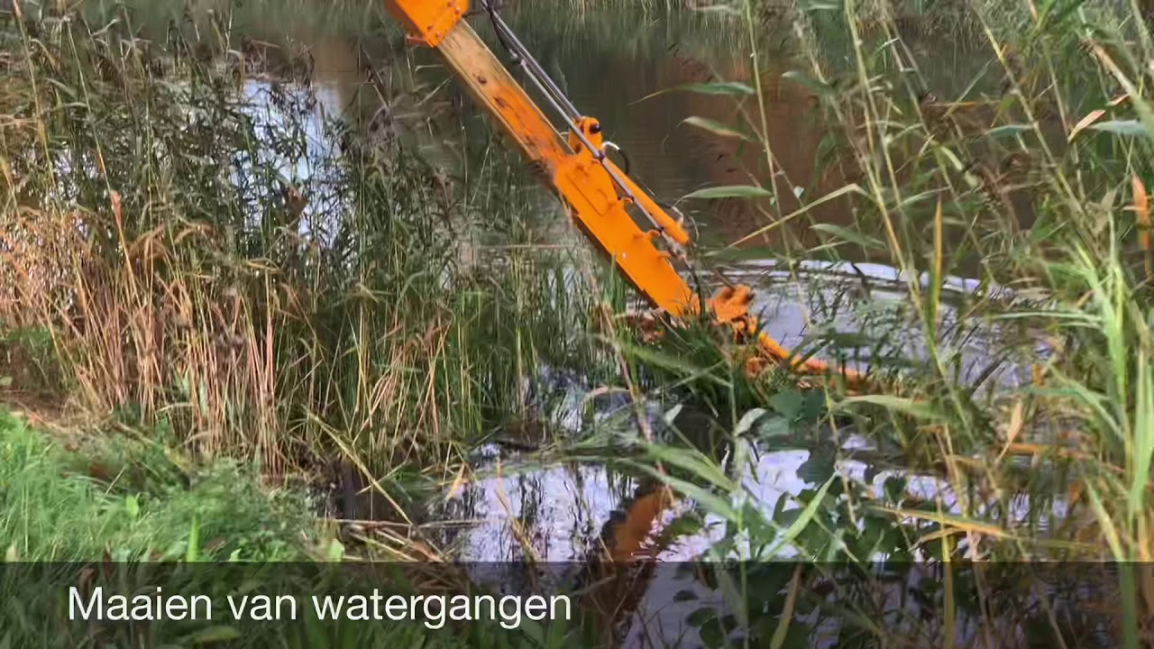 Kruidenrijk beheer: maaien van watergangen en oevers