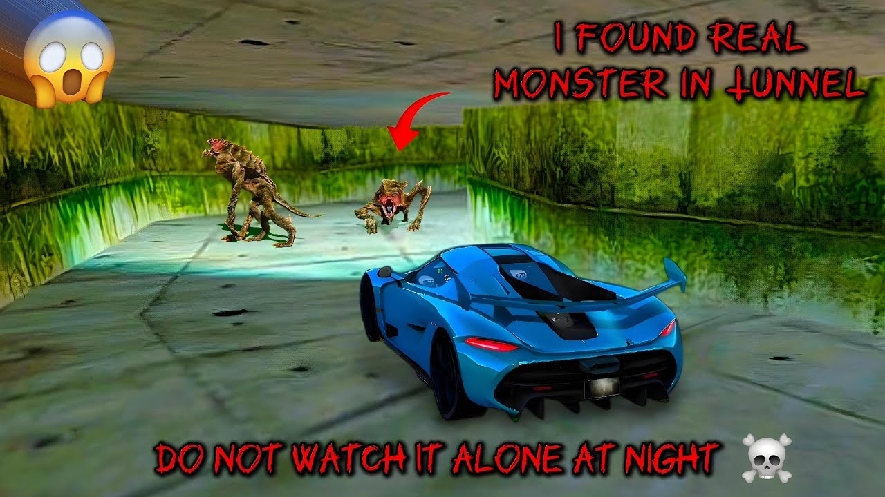 Real MONSTER Found In NEW Extreme Island's Tunnel! 😨| Scary Tunnel!| Extreme Car Driving Simulator 🔥