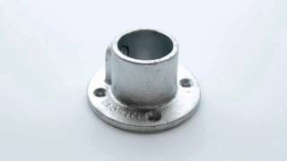 Voetplaat Rond - Buiskoppeling - Steigerbuisstunter