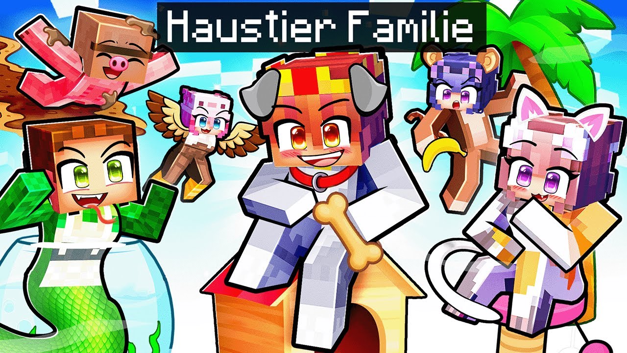 Eine Haustierfamilie in Minecraft haben!