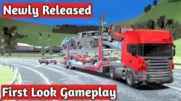 🚛NEW Truck Simulator Game By AG Games🛣️ | First Look Gameplay | Truck Simulator Gameplay