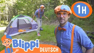Blippi geht campen ⛺ Blippi Deutsch | Abenteuer und Videos für Kinder