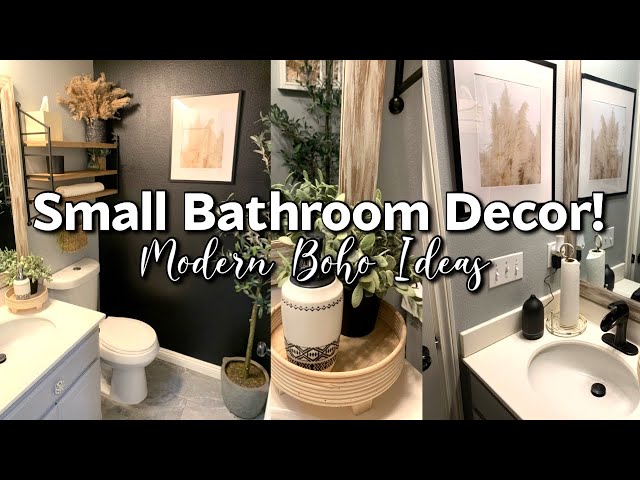 Our Bright & Boho Owner's Bathroom 