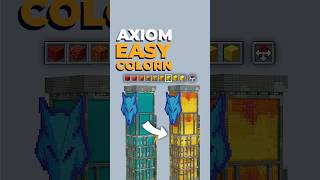 Mit Axiom EASY Colorn 🎨 #minecraft #building