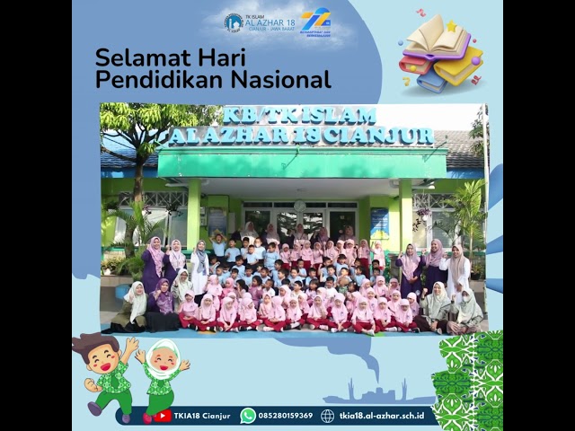 Ucapan Selamat Hari Pendidikan Nasional KB TK Islam Al Azhar 18 Cianjur