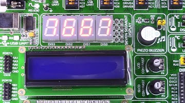 EasyPIC v7: PIC18 contador decimal de 9999 al 0000