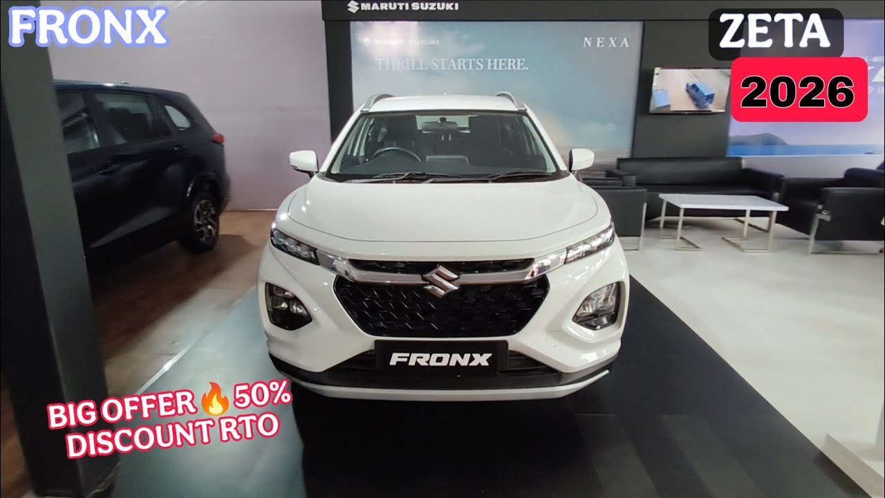 New Maruti Fronx Zeta 2026 | FRONX Zeta Review & Price Features | 50% Discount Offer 