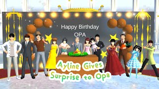 Celand Throwback Vlog | Baby Ayline Gives Surprise to Opa | Sakura School Simulator