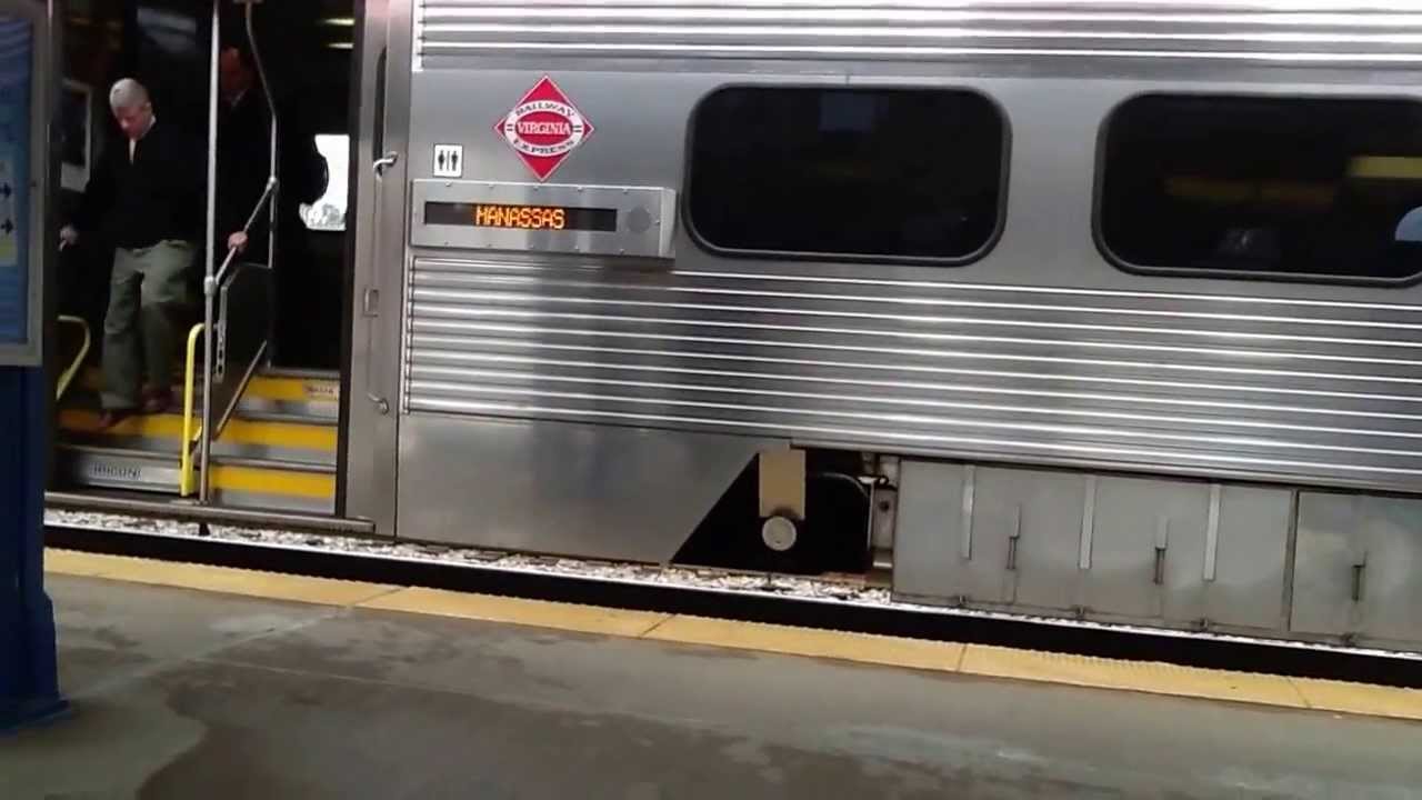 3/7/13 VRE at Burke Centre Station 156pm YouTube