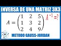 MATRIZ INVERSA 3X3 GAUSS JORDAN