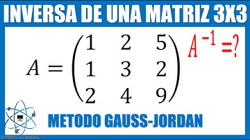 MATRIZ INVERSA 3X3 GAUSS JORDAN