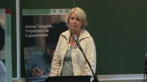 2009 Learning Forum: Panel B: Kim Kerr - Part 1 of 2