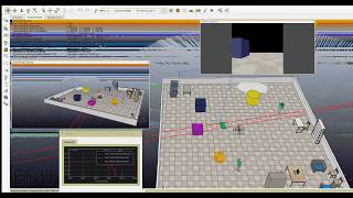 Mobile Robot Simulation - Using Keyboard input
