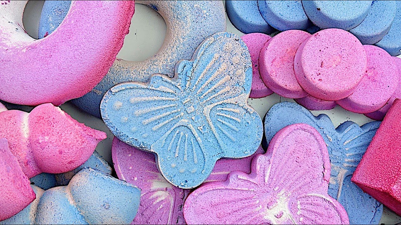 COLORED GYM CHALK★Crispy powder★Compilation set★Oddly satisfying video ...