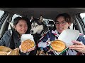 Un husky  un homme au mc drive 9 ma soeur en peut plus de nous 