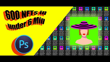 Make a NFT collection under 6 minutes no CODE - How to Make NFTS in Photoshop