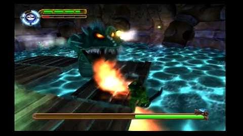 Maximo Vs. Army Of Zin Walkthrough (PS2) level 17: Guardian of the Deep! (Boss)
