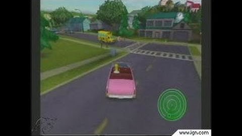 The Simpsons: Hit & Run GameCube Gameplay