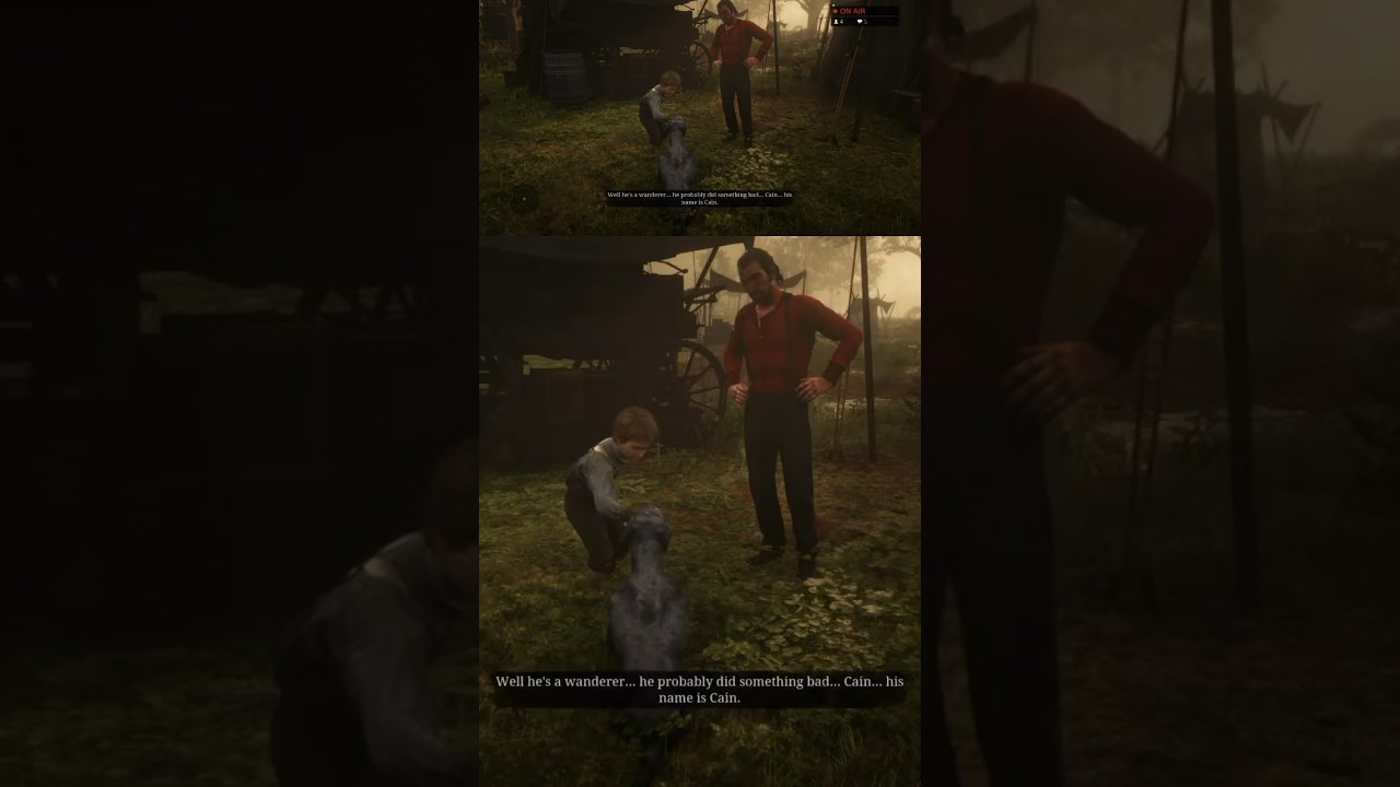 Cain the dog wholesome camp moment 