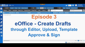 eOffice eFile Episode 3
