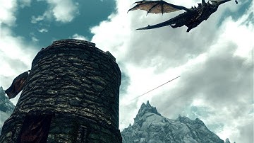 Skyrim - Battle Against Mirmulnir (Expert Difficulty)