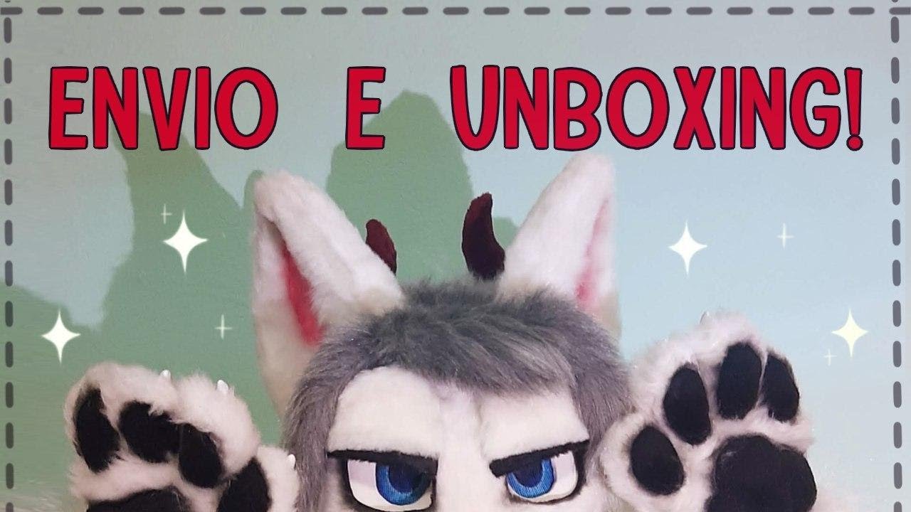 Razgriz Fursuit: bastidores para o envio + unboxing do cliente!