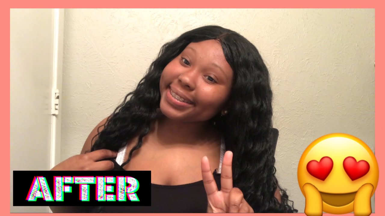 Refreshing closure sew-in😍 - YouTube