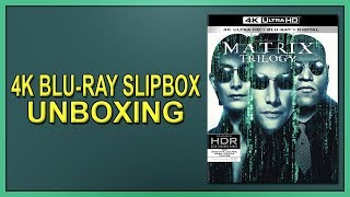 The Matrix Trilogy 4K+2D Blu-ray Slipbox Unboxing