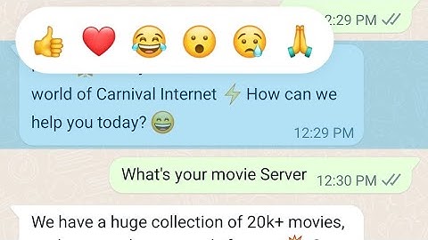 Fix whatsapp emoji reaction not showing  how to use | whatsapp reaction message not working 2022
