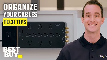 Organizing Your Cables - Tech Tips from Best Buy