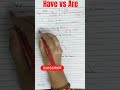 USE of HAVE / ARE #english #grammarrules #englishtips #learnenglish #shorts