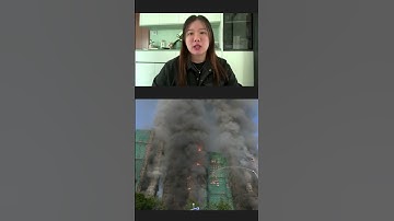 Escaping from the deadly Hong Kong apartment fire