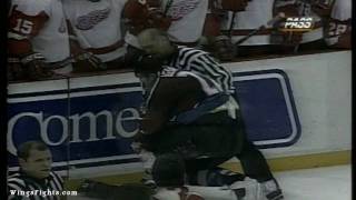 Mike Vernon Vs Patrick Roy 03/26/97
