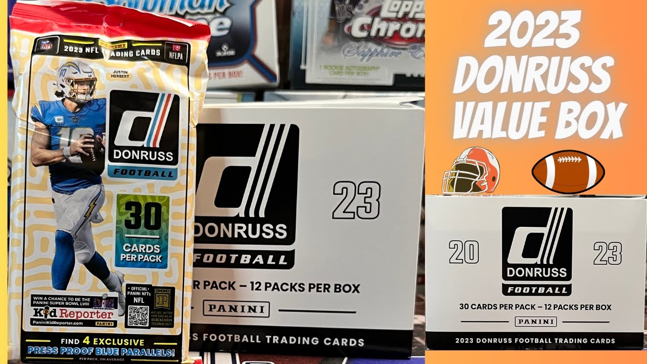 2023 Donruss Football 🏈 Value Box12 Packs 30 Cards Per Pack for 85.00