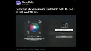 Apple TV Getting New Siri Voice Recognition Feature With tvOS 16.2 #apple #siri screenshot 5