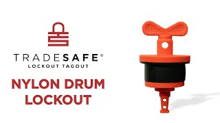Nylon Drum Lock Security Plug With Rubber Gaskets | TRADESAFE