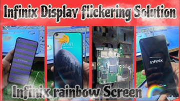 Infinix Screen Flickering Problem Solved | Infinix Rainbow Display After First Logo