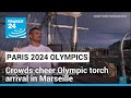 Olympic torch arrives in Marseille after 12-day sea journey from Greece • FRANCE 24 English