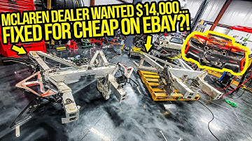 Mclaren Wanted $14,000 For A New Frame So I Bought A Cheap One On Ebay (And It