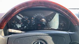 1998 W140 S500 L 0-100 km/h, 100-200 km/h, 200-Speed Limiter Hızlanma