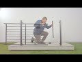 How to Install RDI MetalWorks Excalibur Steel Railing Latitudes - Level Rail