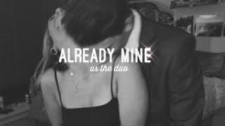 Already mine - us the duo (8d audio + rain)