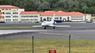 🇵🇹F.A.P. Dassault Falcon 900 takeoff Lajes