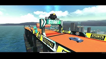 DEADLY RACE #3 Speed white Car Bumps Challenge 3d Gameplay Android IOS