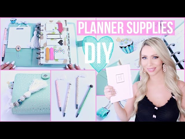 DIY Planner Supplies! CUTE & EASY! 