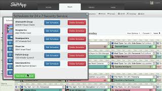 ShiftApp Employee Scheduling Multiple Schedules