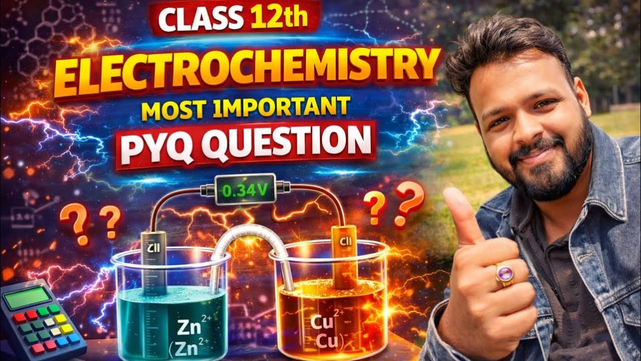 Electrochemistry Class12🔥 Easy Tricks | All Concepts + PYQ +NCERT Covered | Sudhanshu Pandey