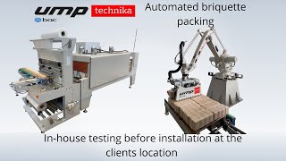 Automated Briquette Packing And Palletising System Ump Technika