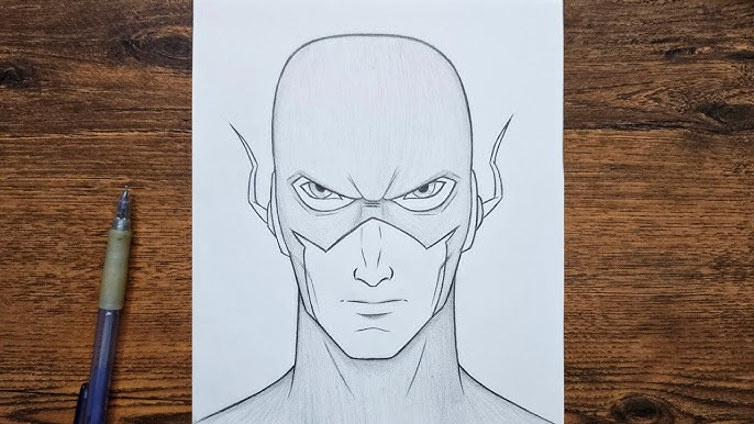 How To Draw The Flash Step By Step Easy Youtube